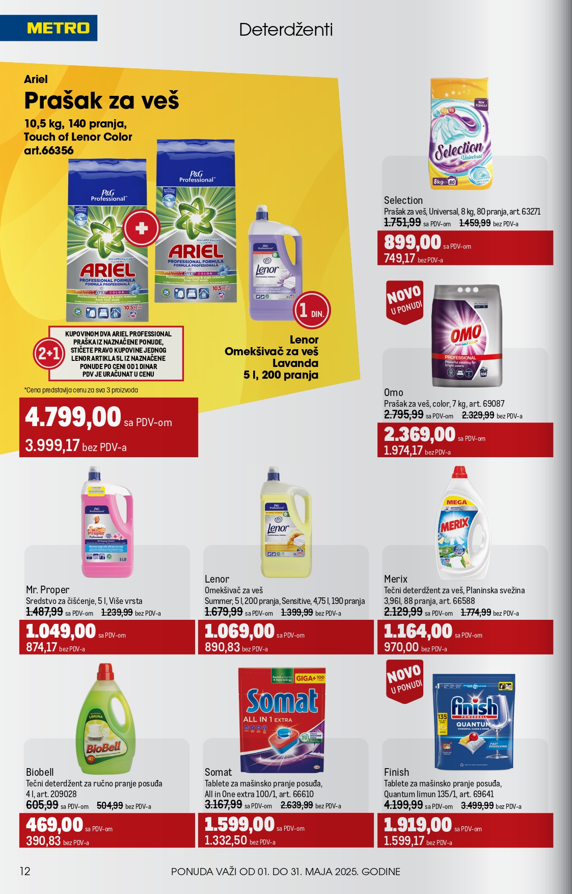 Metro katalog UGOSTITELJI 1-31.5.2025.