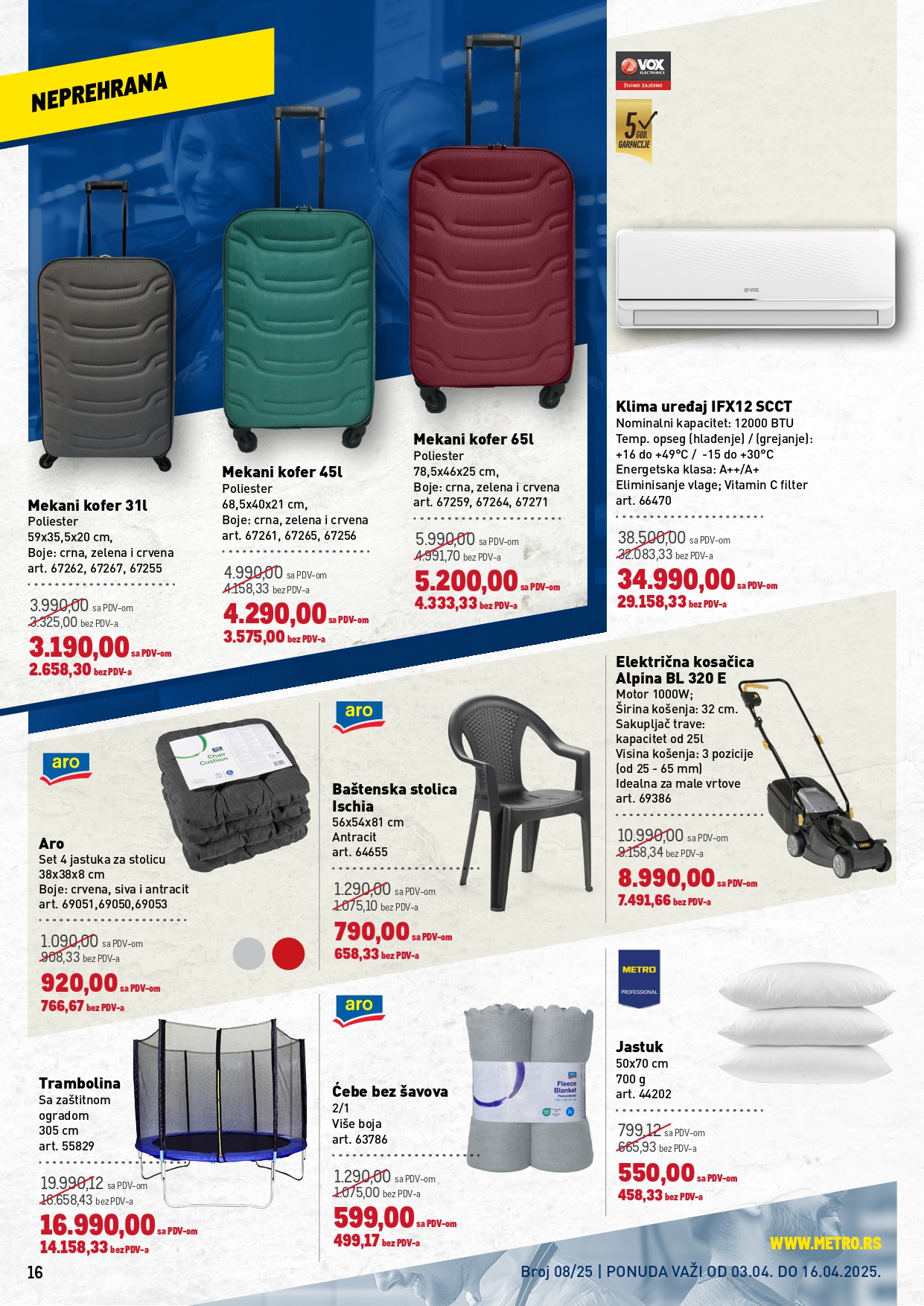 Metro katalog PREHRANA/NEPREHRANA 3-16.4.2025.