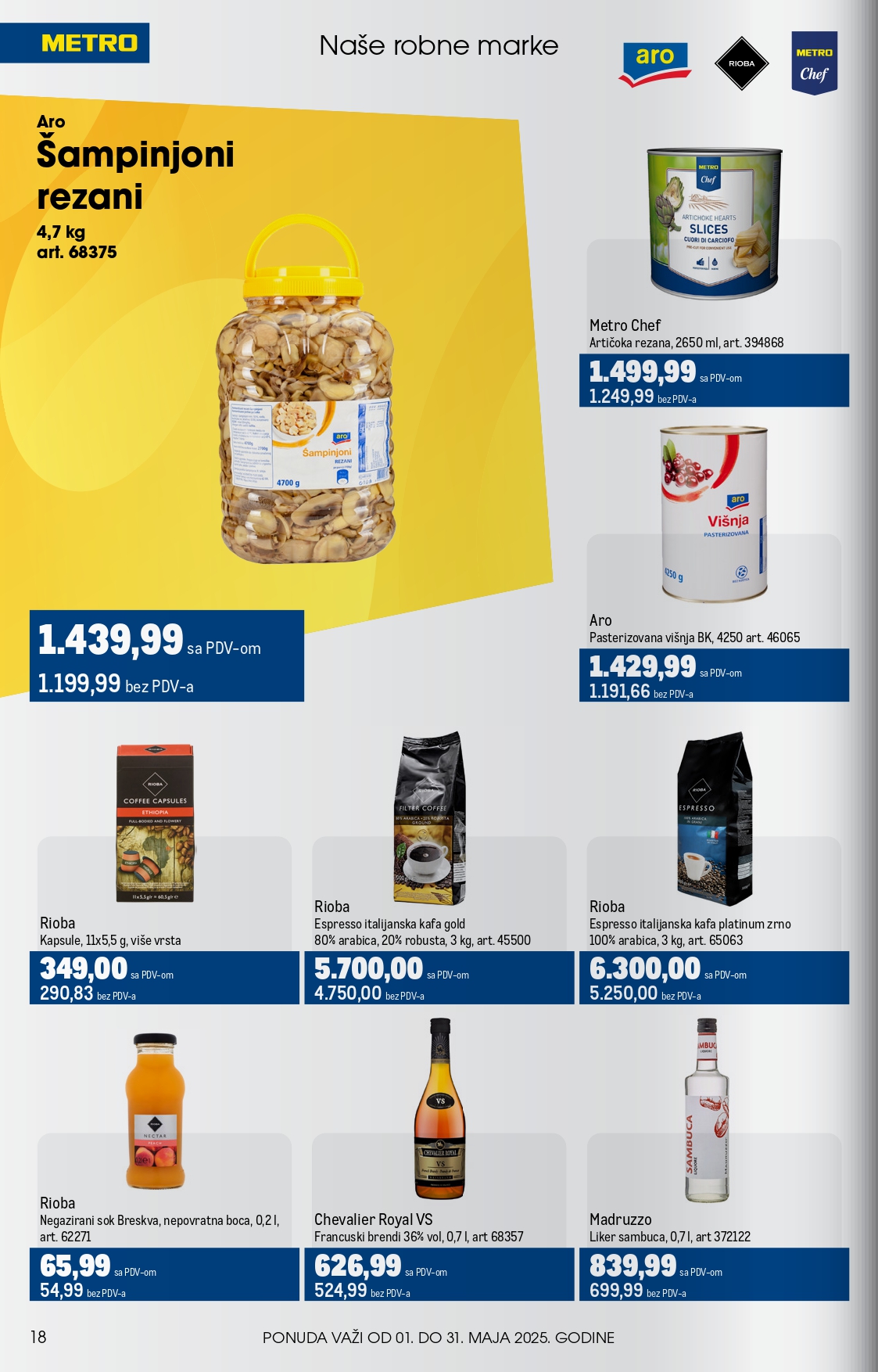 Metro katalog UGOSTITELJI 1-31.5.2025.