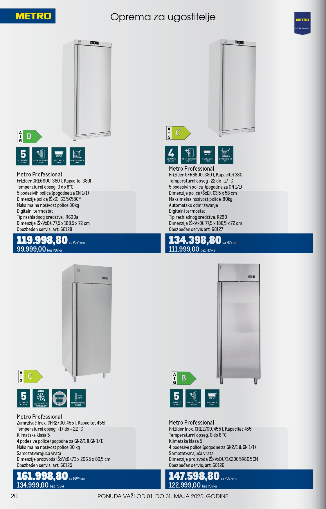 Metro katalog UGOSTITELJI 1-31.5.2025.