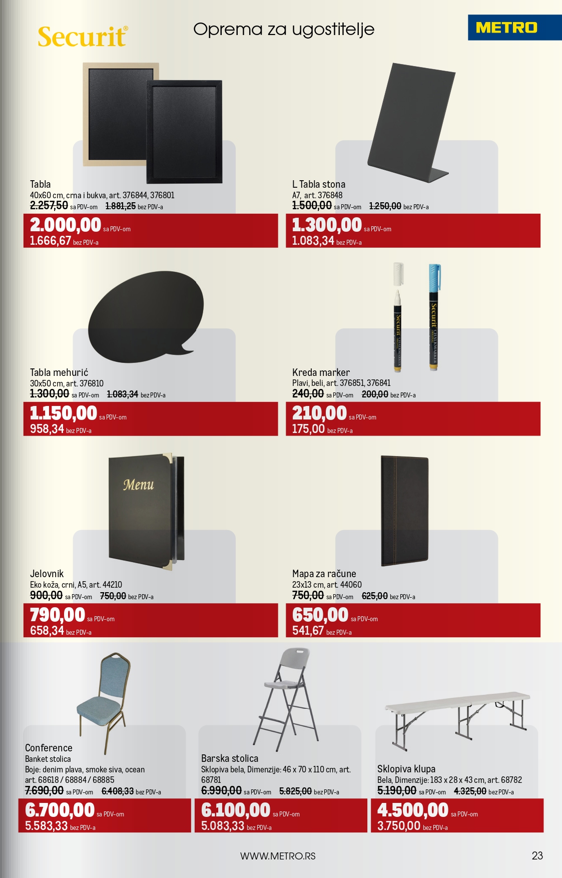 Metro katalog UGOSTITELJI 1-31.5.2025.