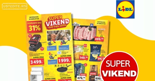 Lidl VIKEND AKCIJA 9-11.5.2025.