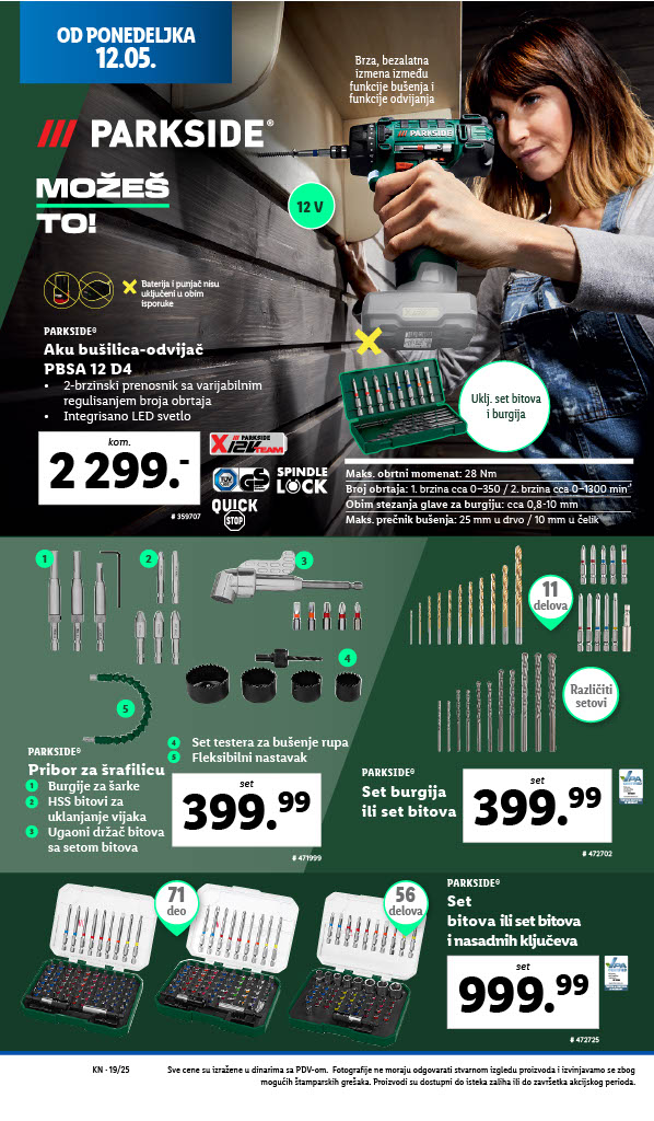 Lidl katalog NEPREHRANA 8-14.5.2025.