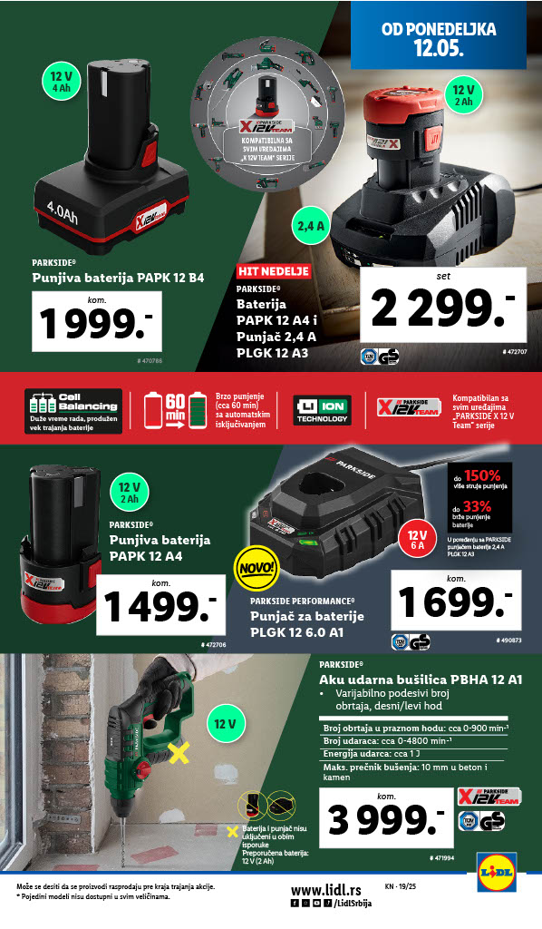 Lidl katalog NEPREHRANA 8-14.5.2025.