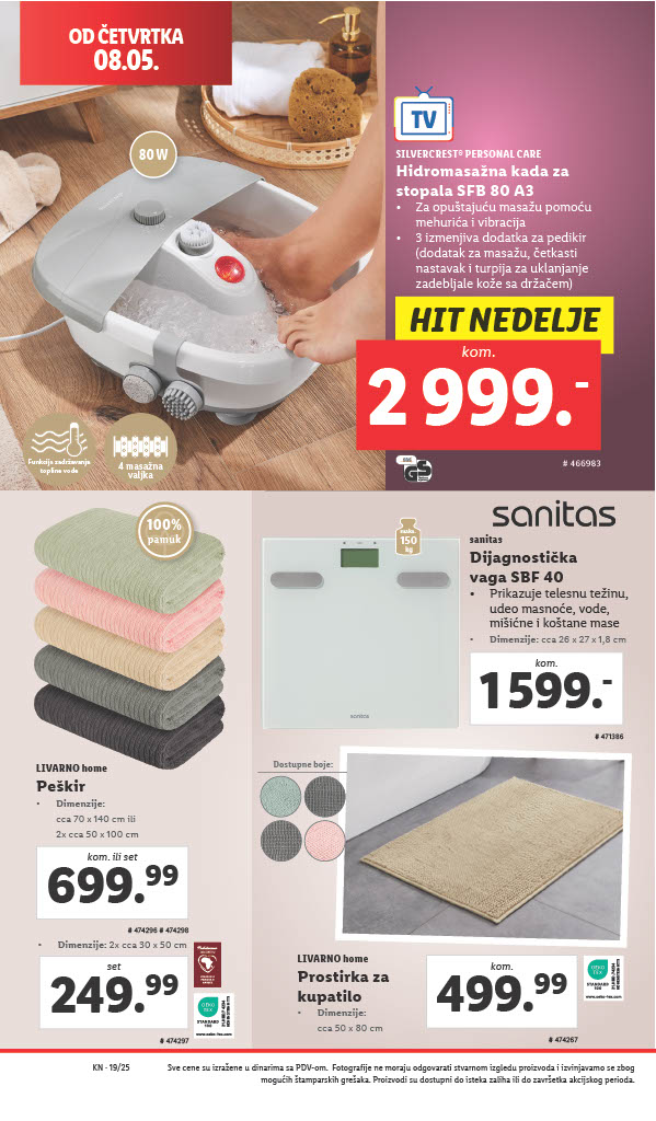 Lidl katalog NEPREHRANA 8-14.5.2025.