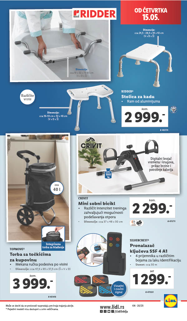 Lidl katalog NEPREHRANA 15-21.2025.