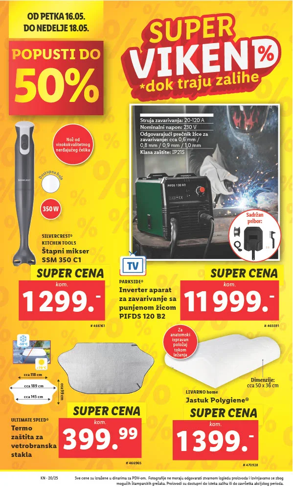 Lidl VIKEND AKCIJA 16-18.5.2025.