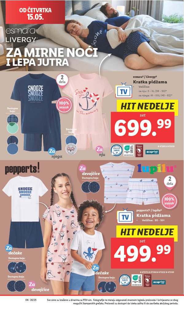 Lidl katalog NEPREHRANA 15-21.2025.
