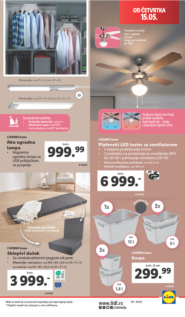Lidl katalog NEPREHRANA 15-21.2025.
