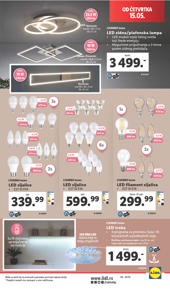 Lidl katalog NEPREHRANA 15-21.2025.