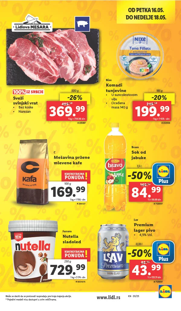 Lidl VIKEND AKCIJA 16-18.5.2025.