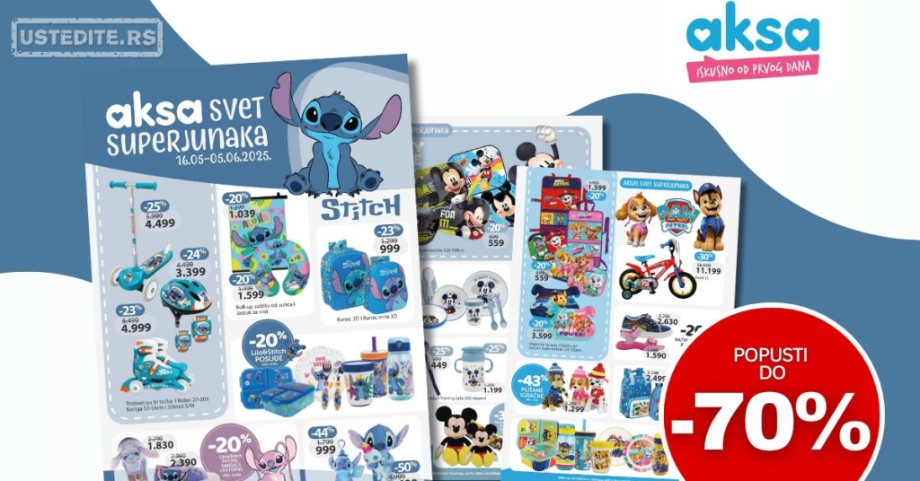 Aksa katalog SUPERJUNACI 16.5-5.6.2025.