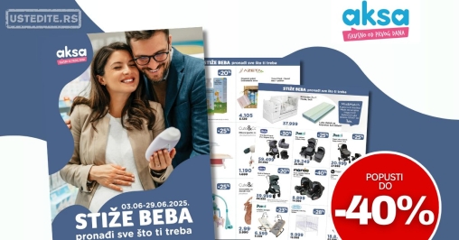 Aksa katalog STIŽE BEBA 3-29.6.2025.