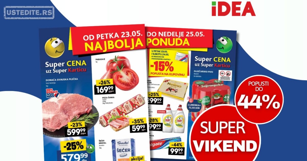 Idea VIKEND AKCIJA 23-25.5.2025.