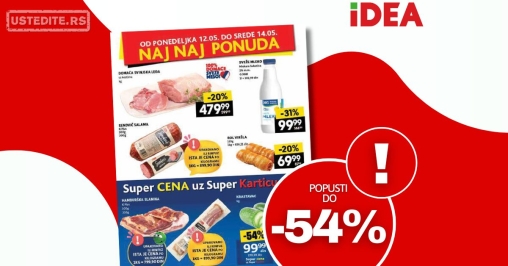 Idea NAJBOLJA PONUDA 12-14.5.2025.
