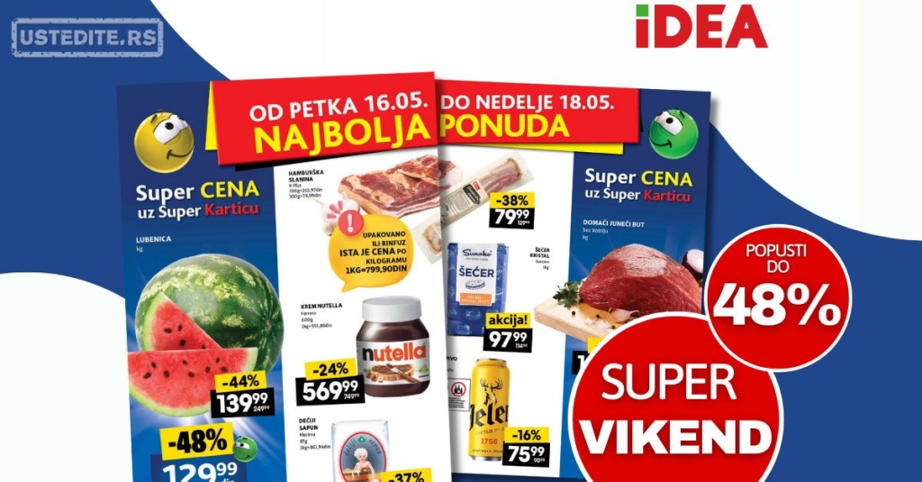 Idea VIKEND AKCIJA 16-18.5.2025.
