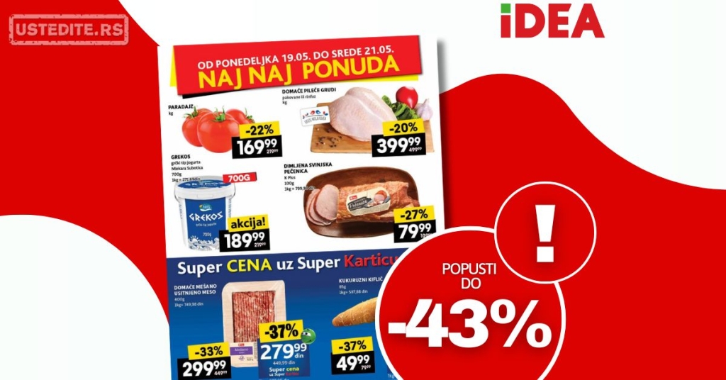Idea NAJBOLJA PONUDA 19-21.5.205.