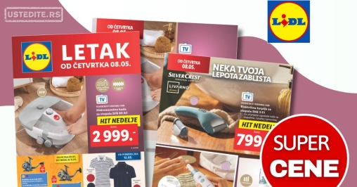 Lidl katalog NEPREHRANA 8-14.5.2025.