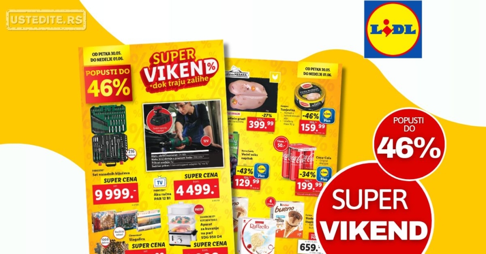Lidl VIKEND AKCIJA 30.5-1.6.2025.