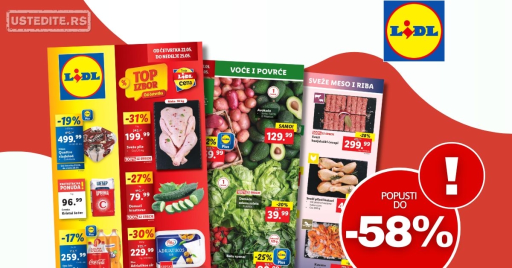 Lidl katalog PREHRANA 22-28.5.2025.