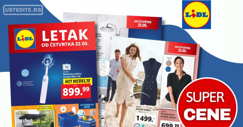Lidl katalog NEPREHRANA 22-28.5.2025.