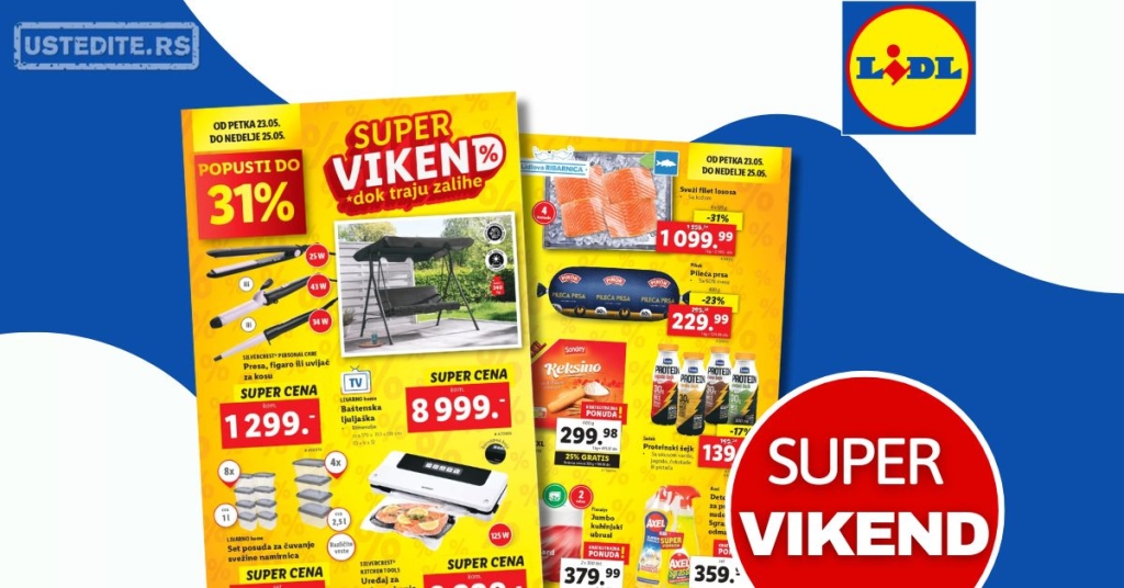 Lidl VIKEND AKCIJA 23-25.5.2025.