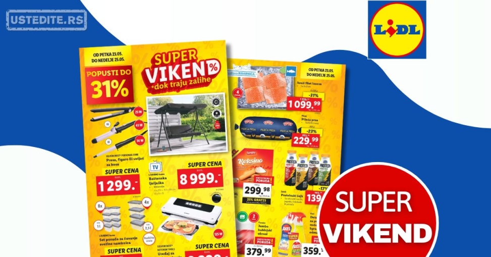 Lidl VIKEND AKCIJA 23-25.5.2025.