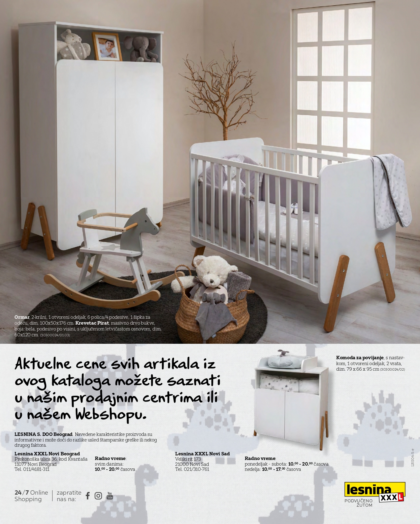 Lesnina XXXL katalog BABY ASORTIMAN maj 2025.