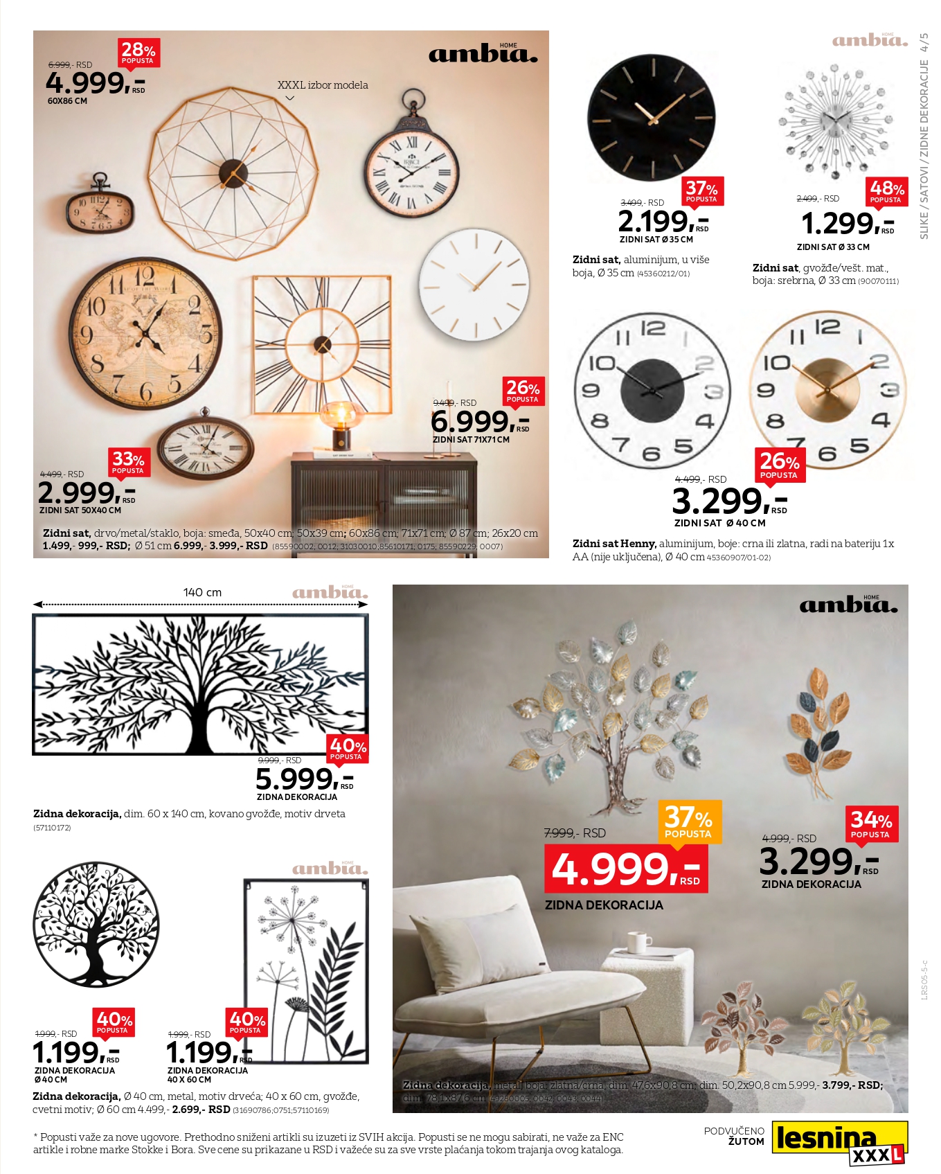 Lesnina XXXL katalog SPECIJAL DEKORACIJA 20.5-15.6.2025.