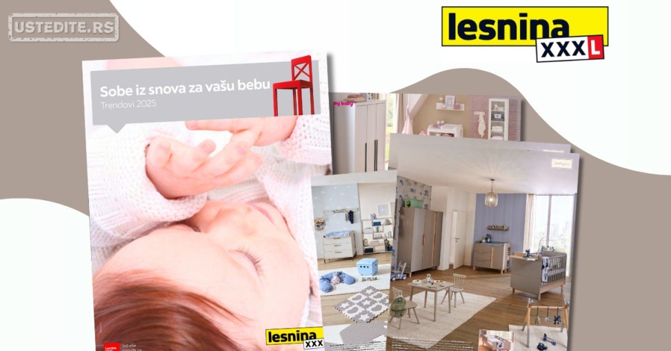 Lesnina XXXL katalog BABY ASORTIMAN maj 2025.