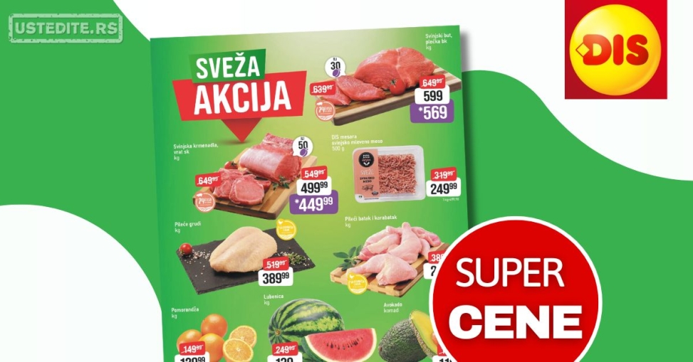Dis SVEŽA AKCIJA 9-15.5.2025.