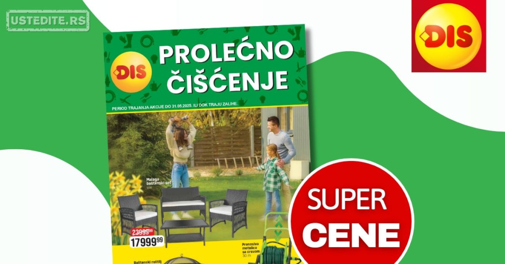 Dis katalog PROLEĆNO ČIŠĆENJE - akcija do 31.5.2025.