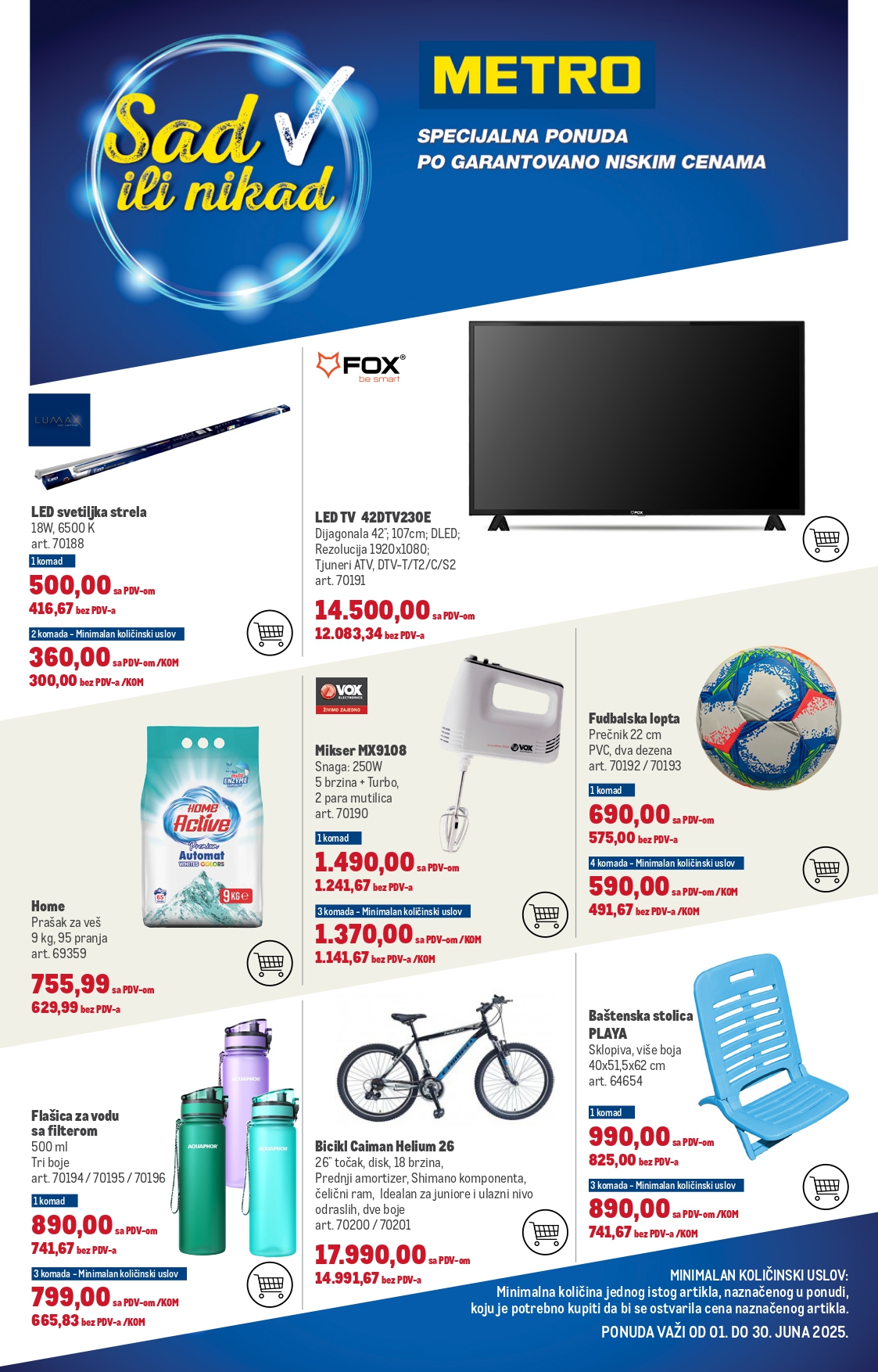 Metro katalog SAD ILI NIKAD 1-30.6.2025.