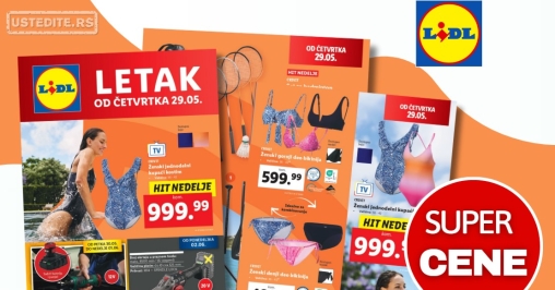 Lidl katalog NEPREHRANA 29.5-4.6.2025.