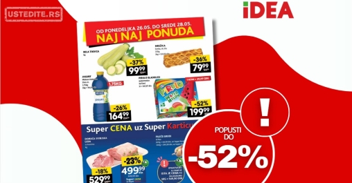 Idea NAJBOLJA PONUDA 26-28.5.2025.
