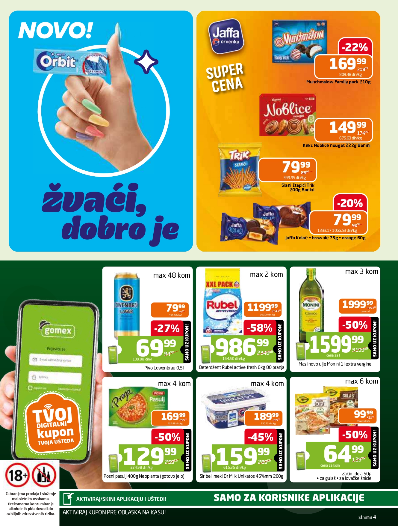 Gomex katalog AKCIJE IZ ŠEŠIRA 21.5-3.6.2025.