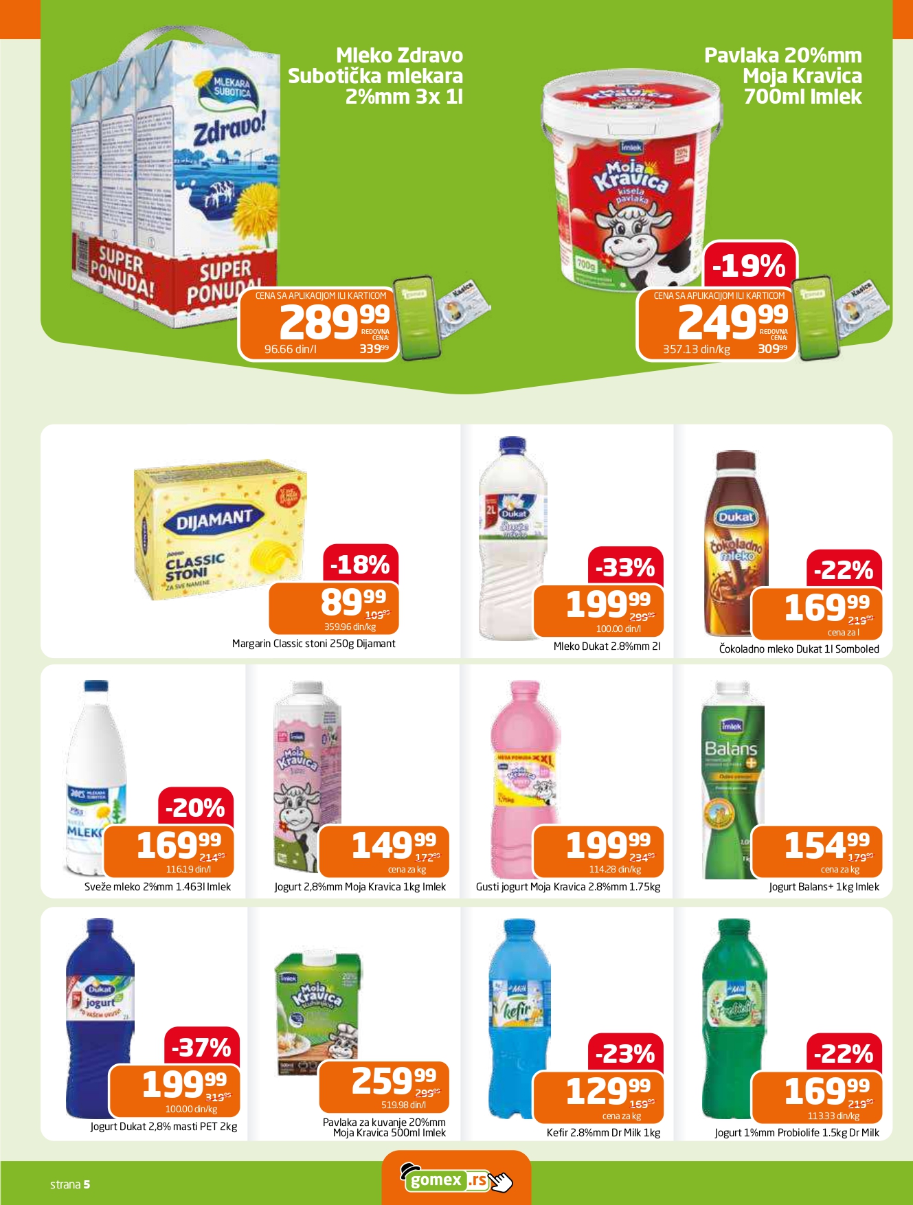 Gomex katalog AKCIJE IZ ŠEŠIRA 21.5-3.6.2025.