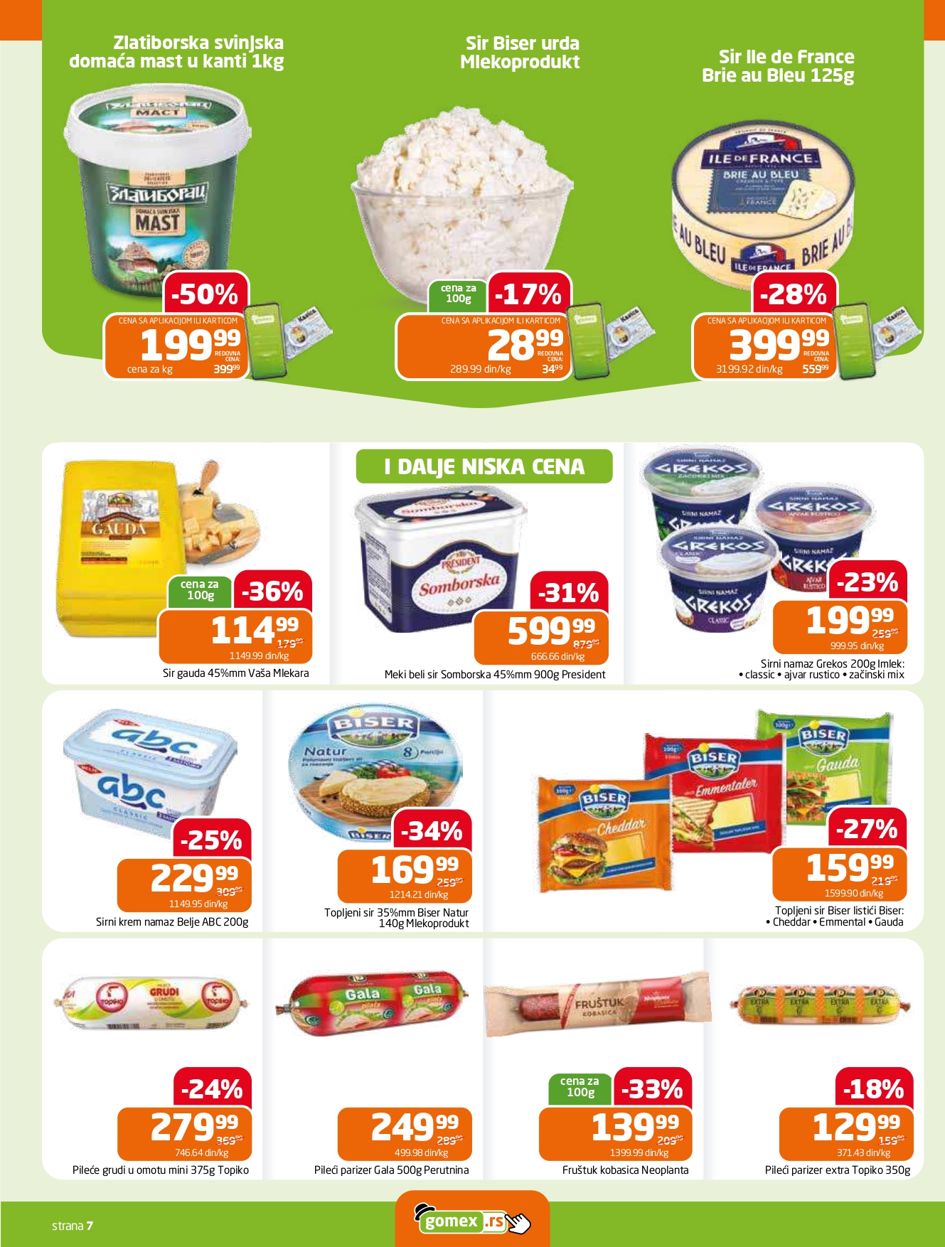 Gomex katalog AKCIJE IZ ŠEŠIRA 21.5-3.6.2025.