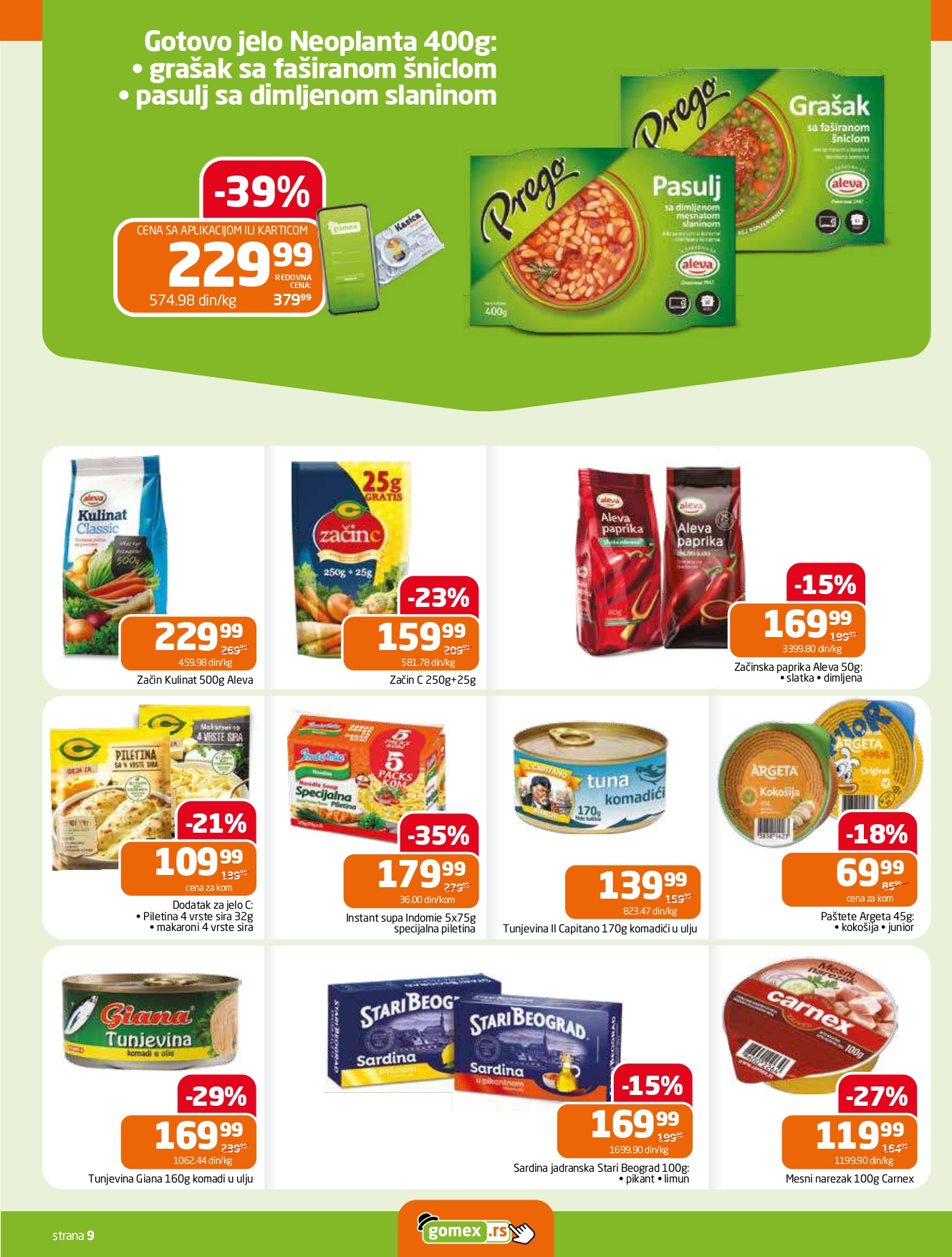 Gomex katalog AKCIJE IZ ŠEŠIRA 21.5-3.6.2025.