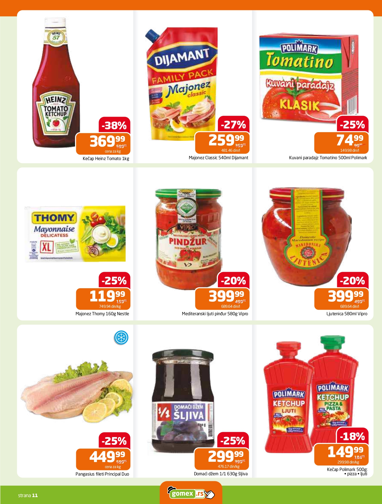 Gomex katalog AKCIJE IZ ŠEŠIRA 21.5-3.6.2025.