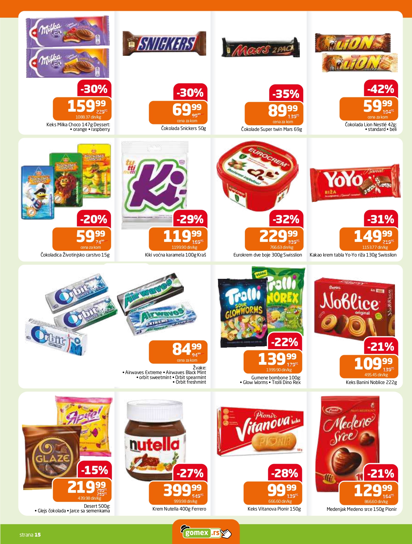 Gomex katalog AKCIJE IZ ŠEŠIRA 21.5-3.6.2025.
