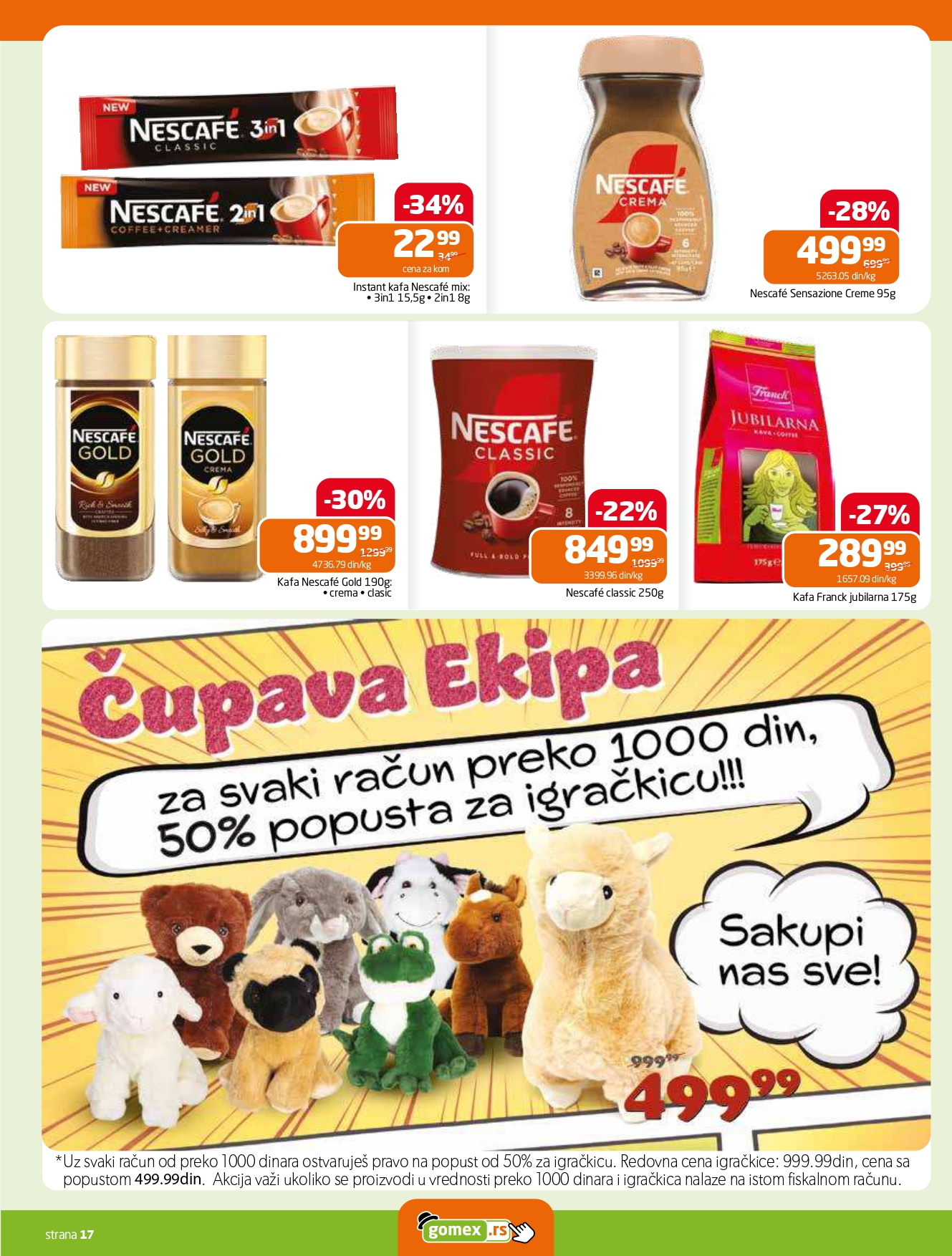 Gomex katalog AKCIJE IZ ŠEŠIRA 21.5-3.6.2025.