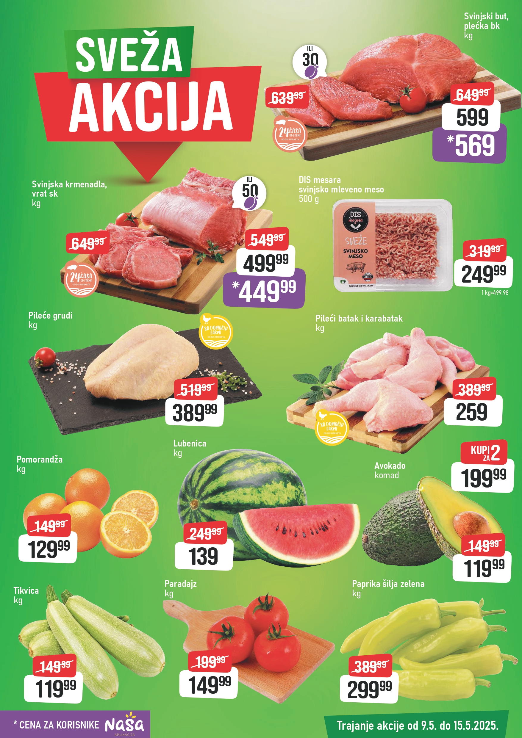 Dis SVEŽA AKCIJA 9-15.5.2025.