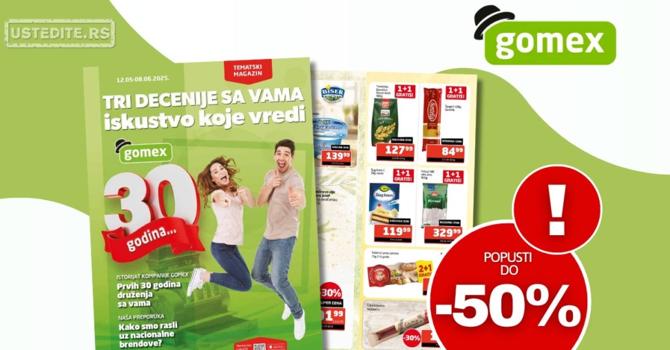 Gomex katalog TEMA MESECA 12.5-8.6.2025.