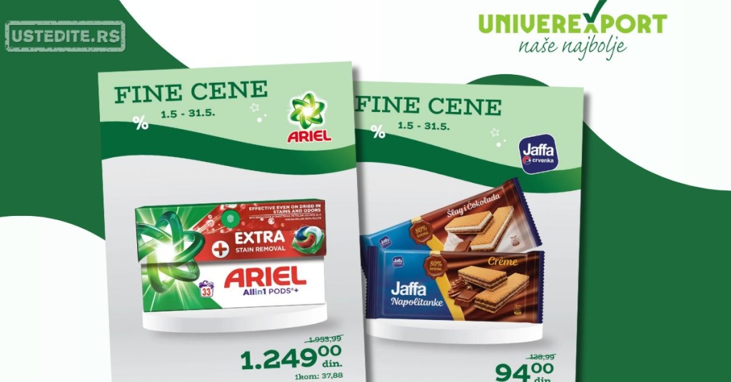 Univerexport FINE CENE 1-31.5.2025.