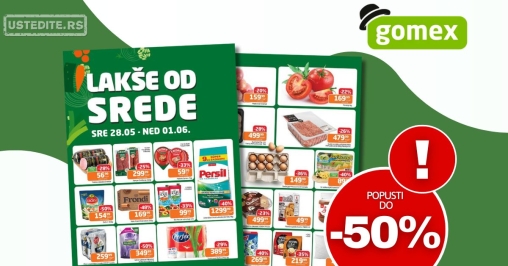 Gomex katalog LAKŠE OD SREDE 28.5-1.6.20025.