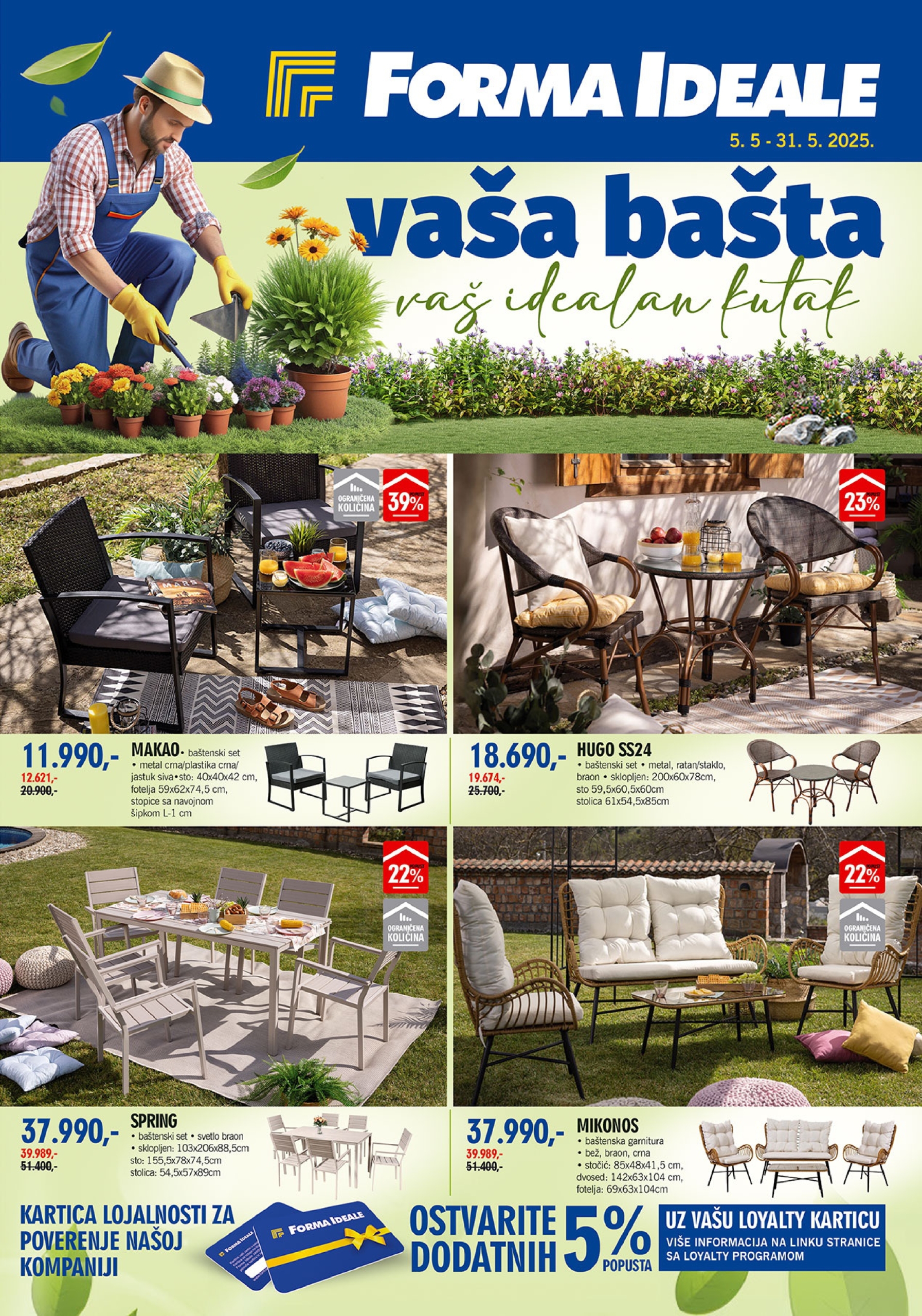 Forma Ideale katalog VAŠA BAŠTA 5-31.5.2025.