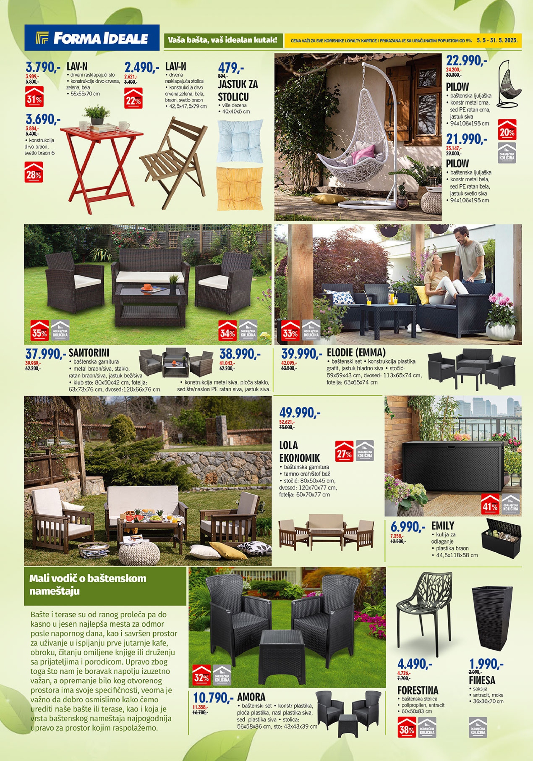 Forma Ideale katalog VAŠA BAŠTA 5-31.5.2025.