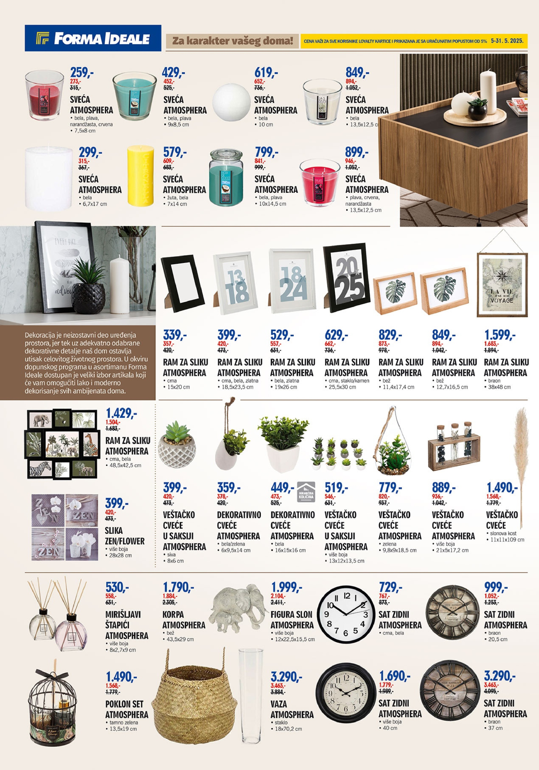 Forma Ideale katalog DEKORACIJA 5-31.5.2025.
