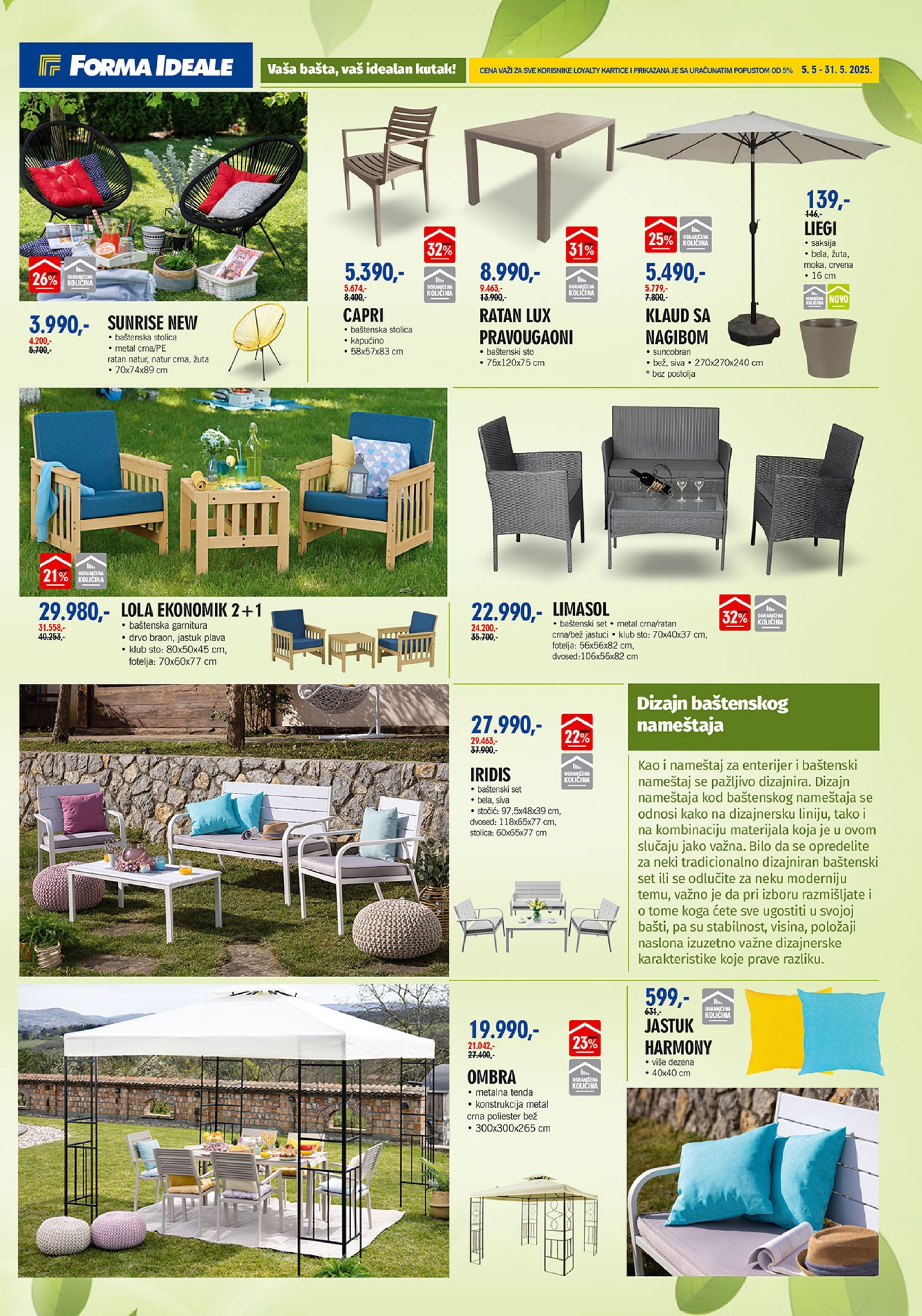 Forma Ideale katalog VAŠA BAŠTA 5-31.5.2025.